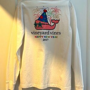 Vineyard Vines Holiday Celebration Long Sleeve Tee Shirt
